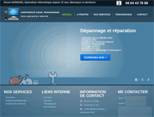 Tablet Screenshot of informatique-manosque.com